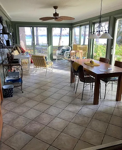 Sun room and main eating area during summer months