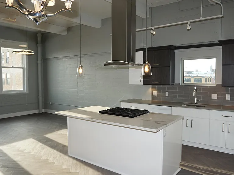 Kitchen & open living area