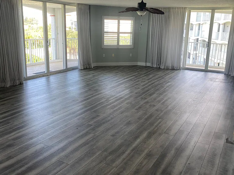 Large great room, included blackout custom curtains