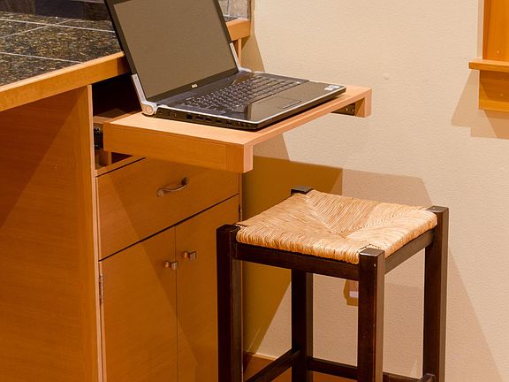 Built-in: laptop storage