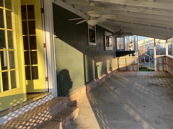 Large covered porch