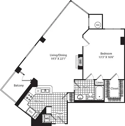 Floor plan B6 (Penthouse)