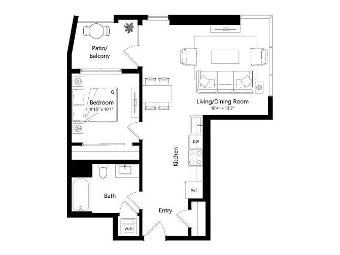 Floor plan 1650-Lincoln_1U