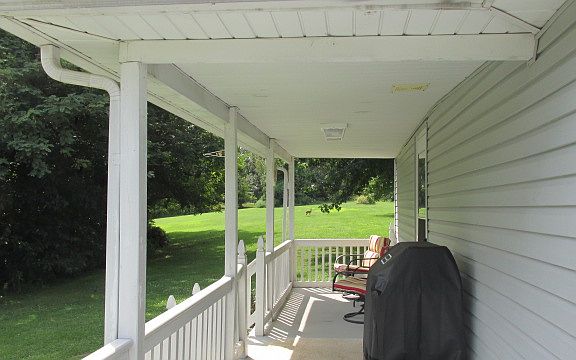 Wrap around large porch