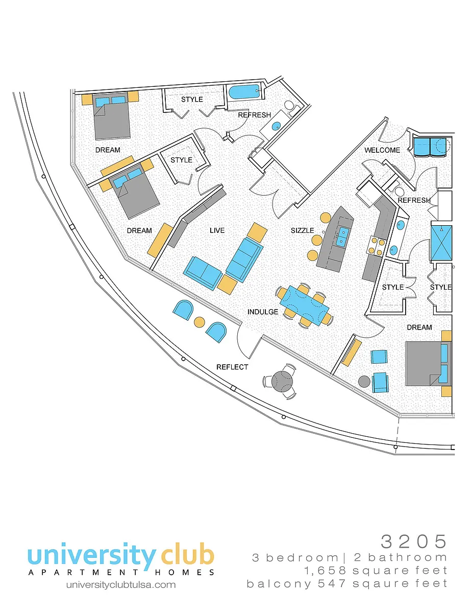 Floor plan PH32 3X2
