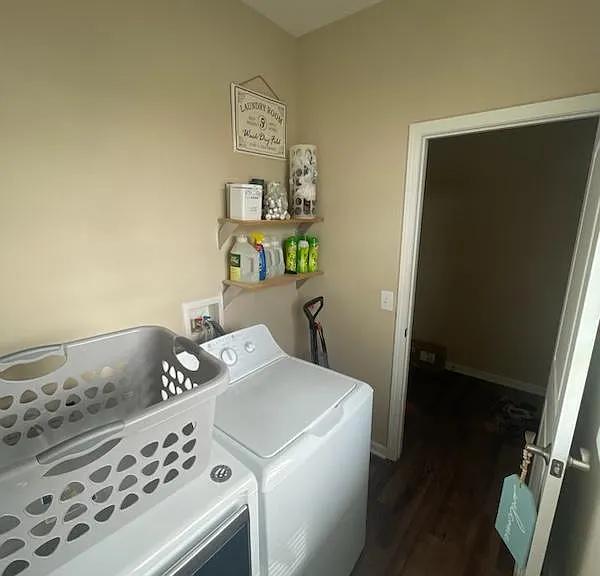 downstairs laundry