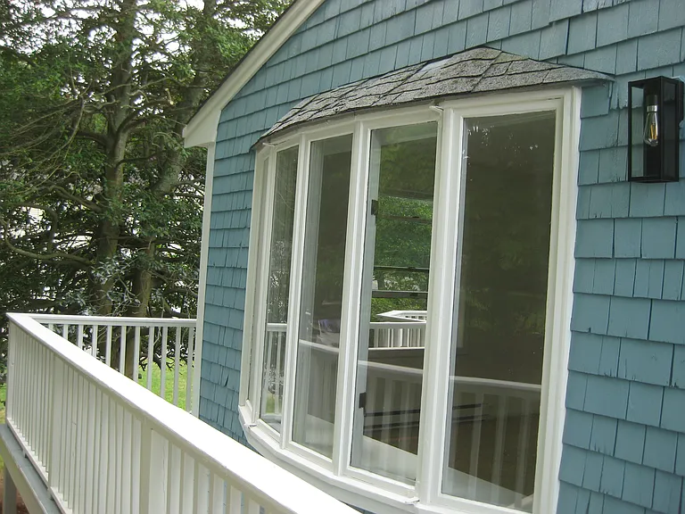 Bay window in living area