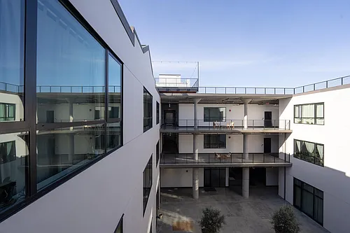 Floor plan Medium Loft with Courtyard View