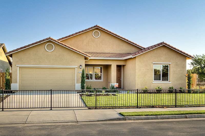 Photos are of model home