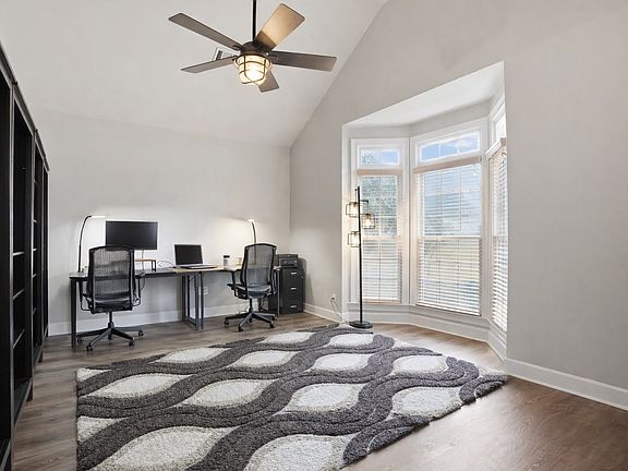 Dedicated workspace designed for productivity during extended stays