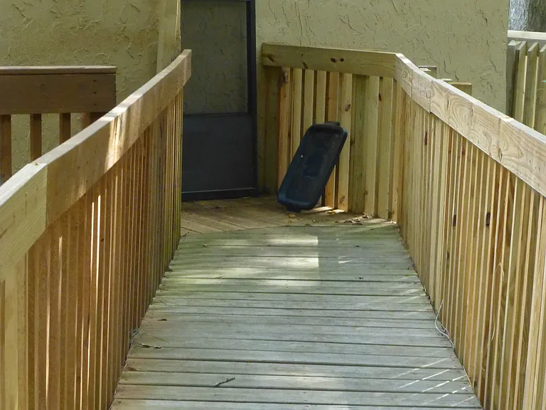 walkway to front door