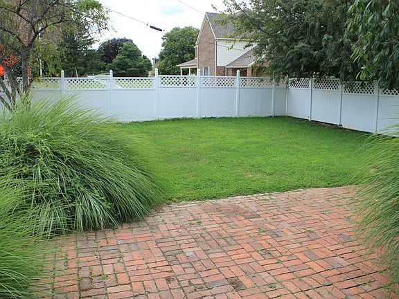 Backyard with fence