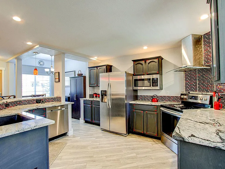 Large kitchen!
