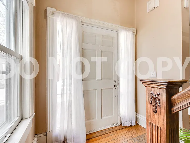 Front door interior