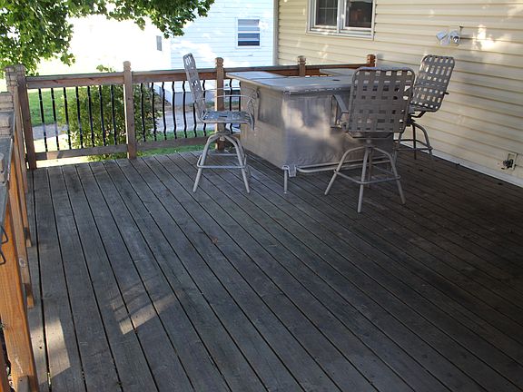 Deck off Sun Porch