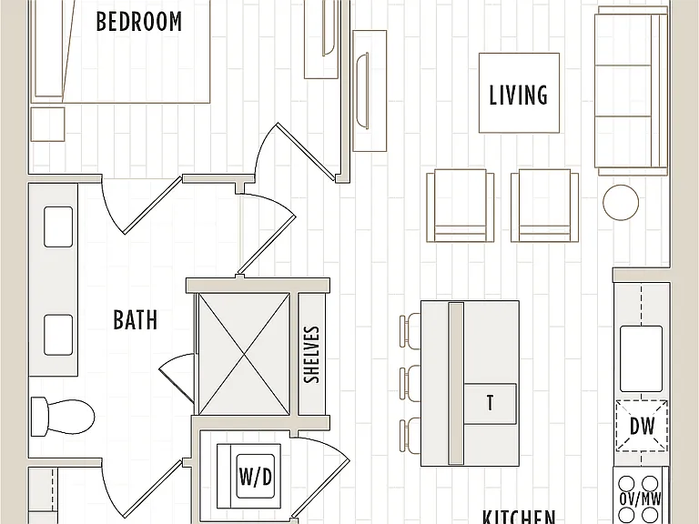A2.3 | 1 Bed 1 Bath A2.3 | 1 Bed 1 Bath
