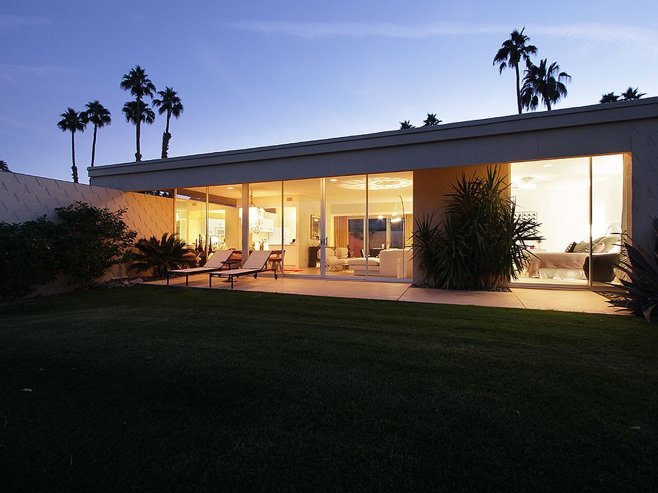 Concrete and glass exterior
