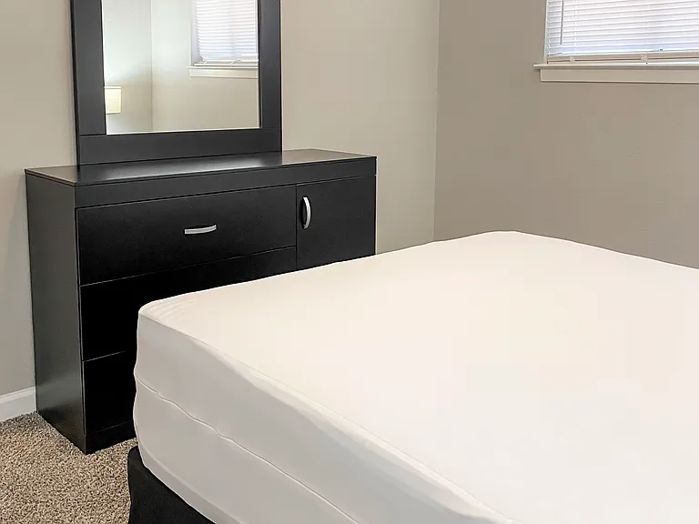 Bedroom 4 Large Dresser and Mirror