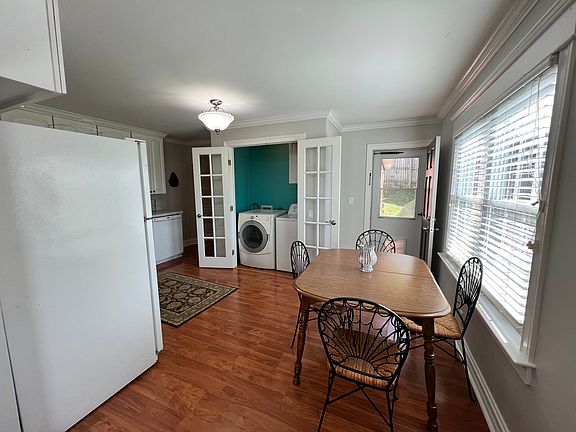 Kitchen with laundry