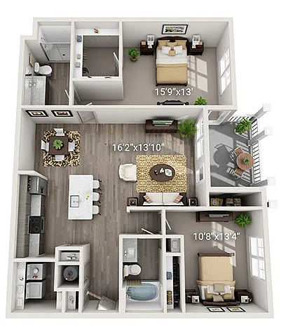 Floor plan B2