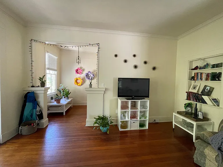 Living Room looking into stair landing