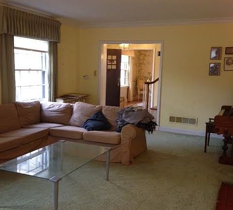 Living room looking east