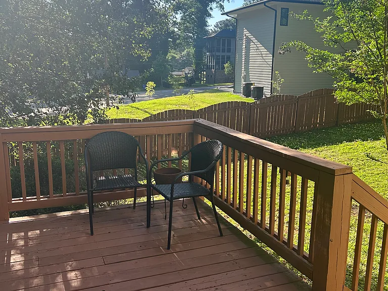 Section of Huge Back Deck