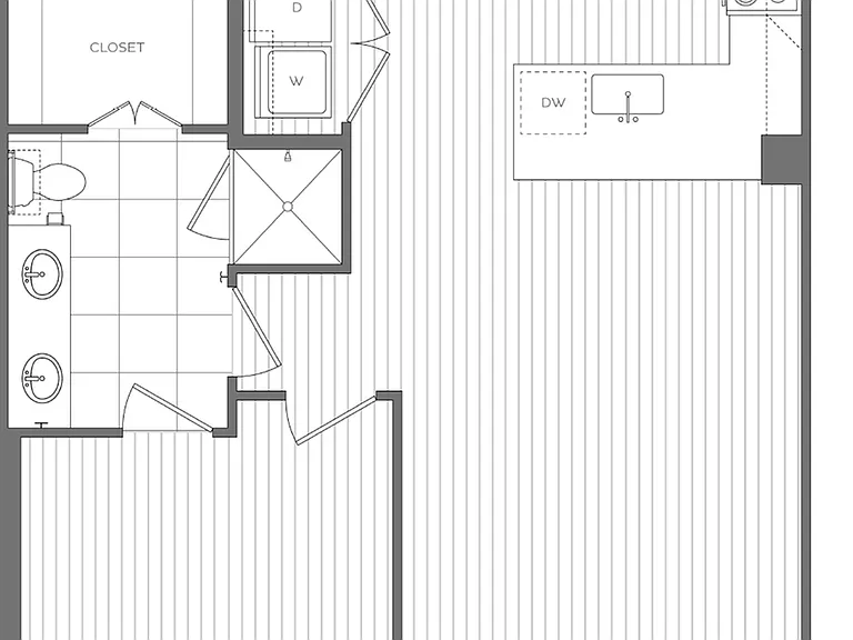 2D Floor Plan E 2D Floor Plan E