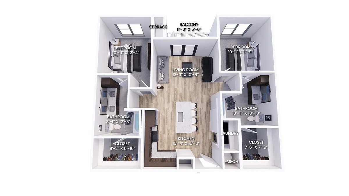 Floor plan B2