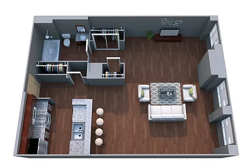 Floor plan 39 West Lex Studio