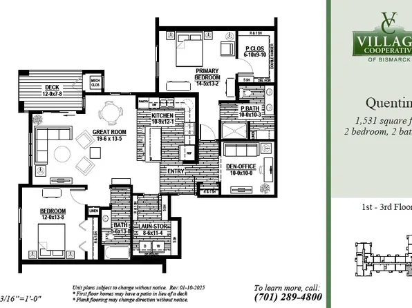 Quentin Plan, Village Cooperative of Bismarck (Active Adults 62+)