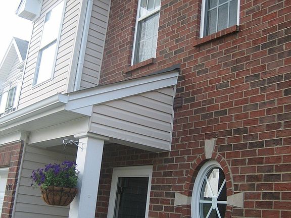 detail of brick front