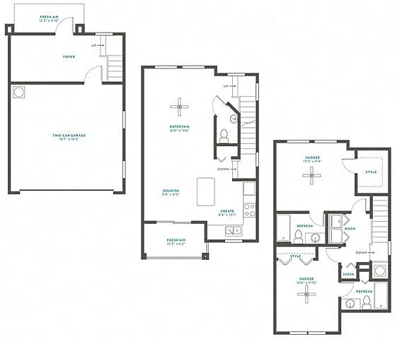 Floor plan 2F Townhome Renovation 4
