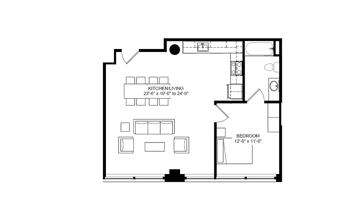 Floor plan The Bowler