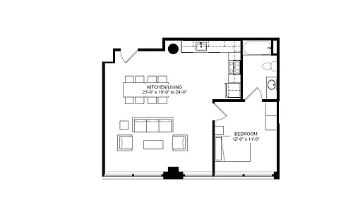 Floor plan The Bowler