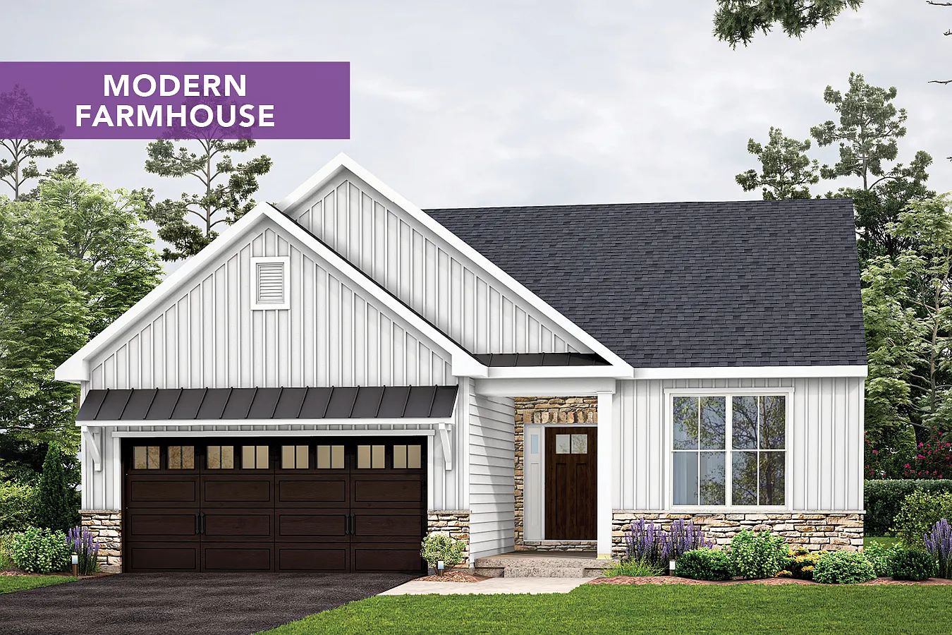 Mayfair II - BR Plan, The Fields at Brookside photo 1