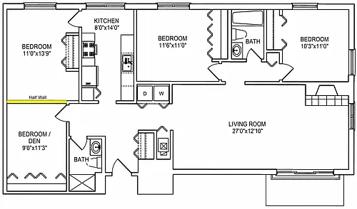 Floor plan 1700 E