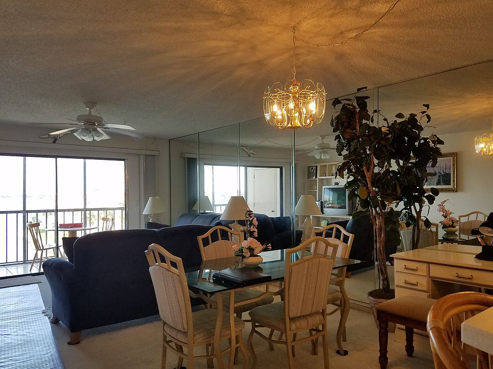 Living room overlooking water