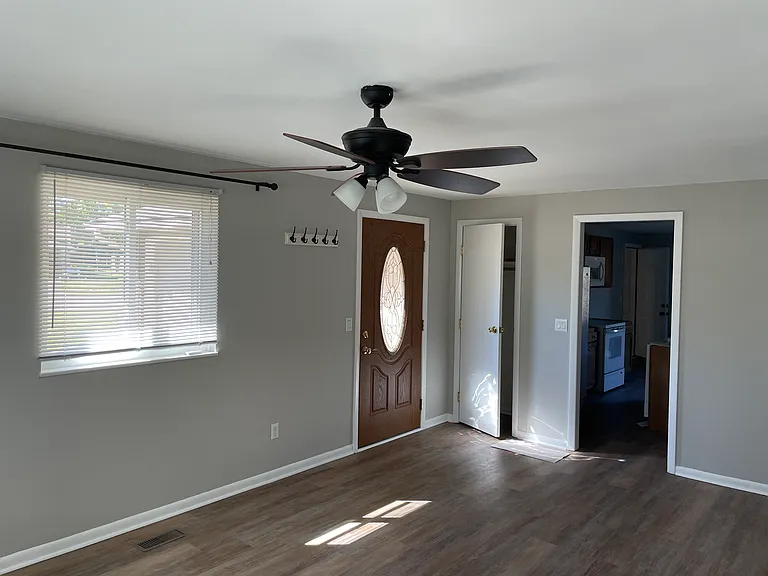 living room, front entry