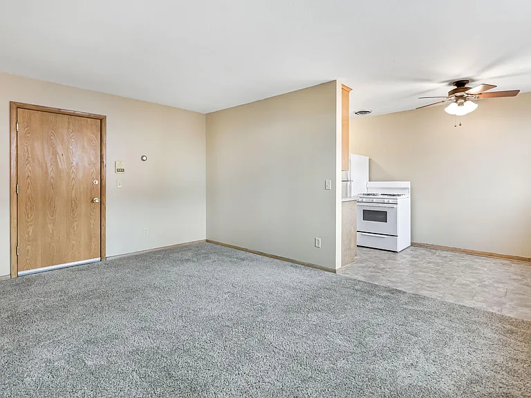 Staged living room