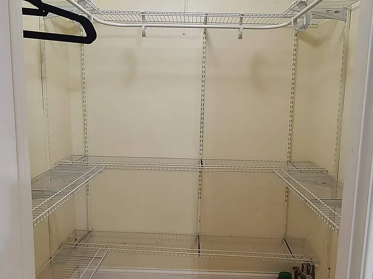 Masted bed walk-in closet