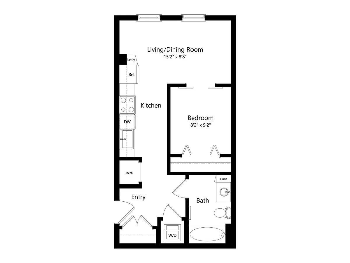 Floor plan S2 - Essential