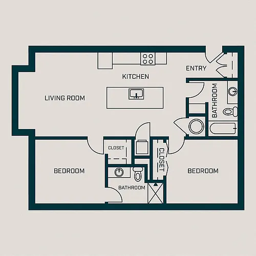 Floor plan The Garfield
