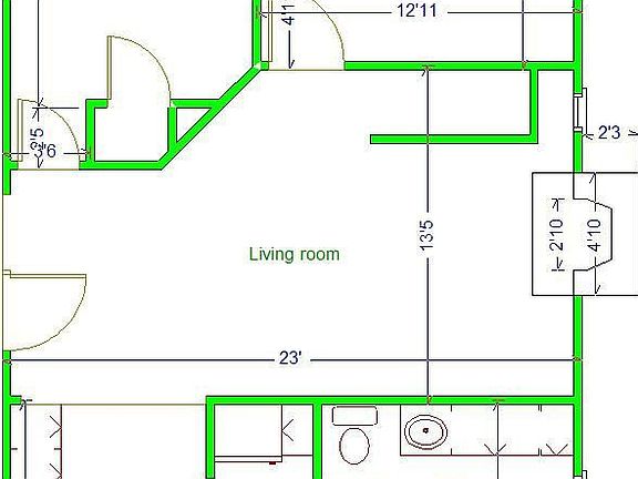 First level floor plan