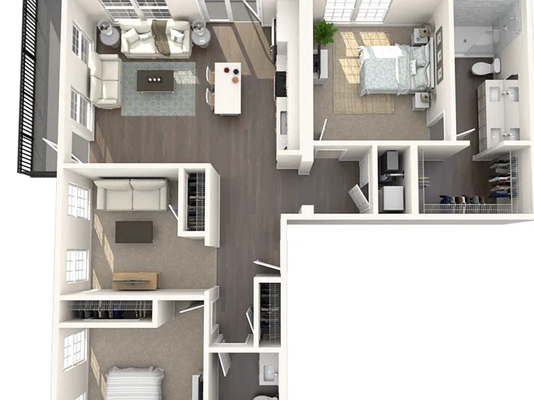C2.0 | Three beds, Two baths C2.0 | Three beds, Two baths