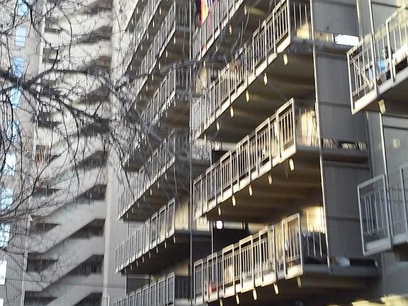 Southside of building