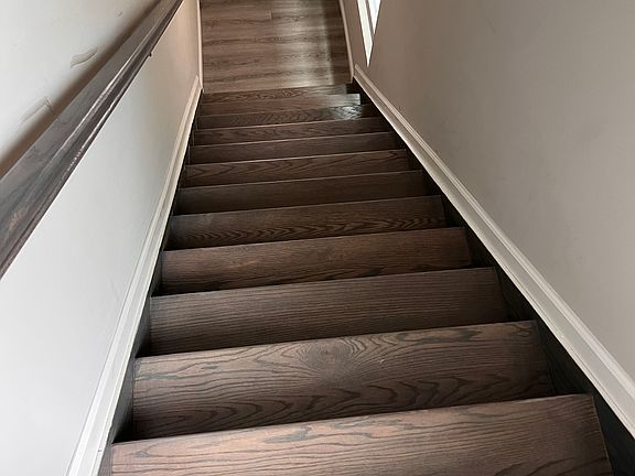 stairs to access the apartment