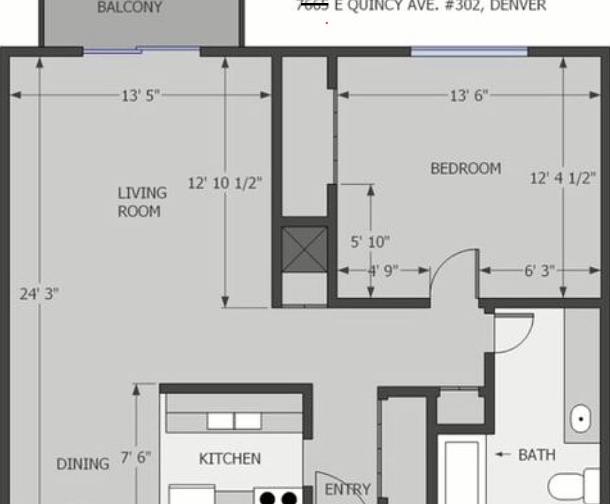1st image of 7615 E Quincy Ave APT 302
