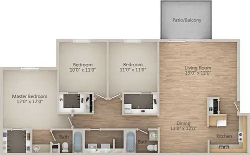Floor plan Eddystone
