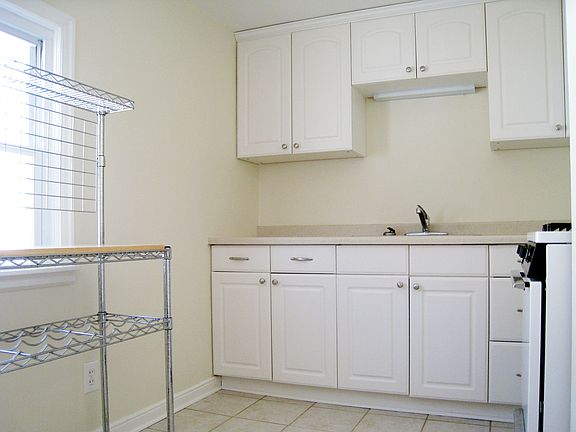 Kitchen with gas stove
